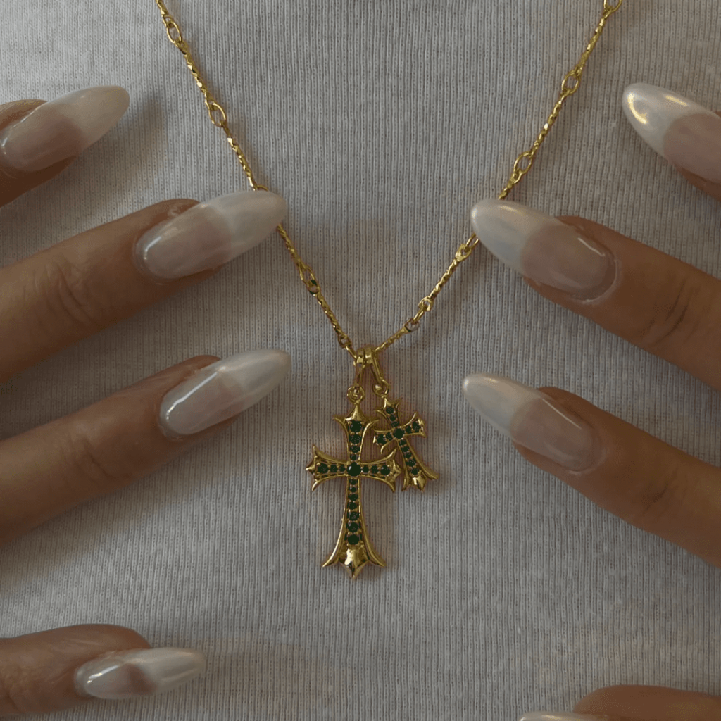 Double Cross Necklaces